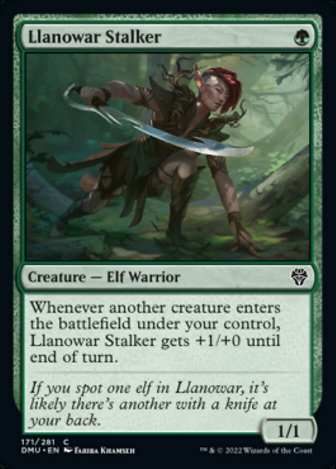 Llanowar Stalker [Dominaria United] | Rock City Comics