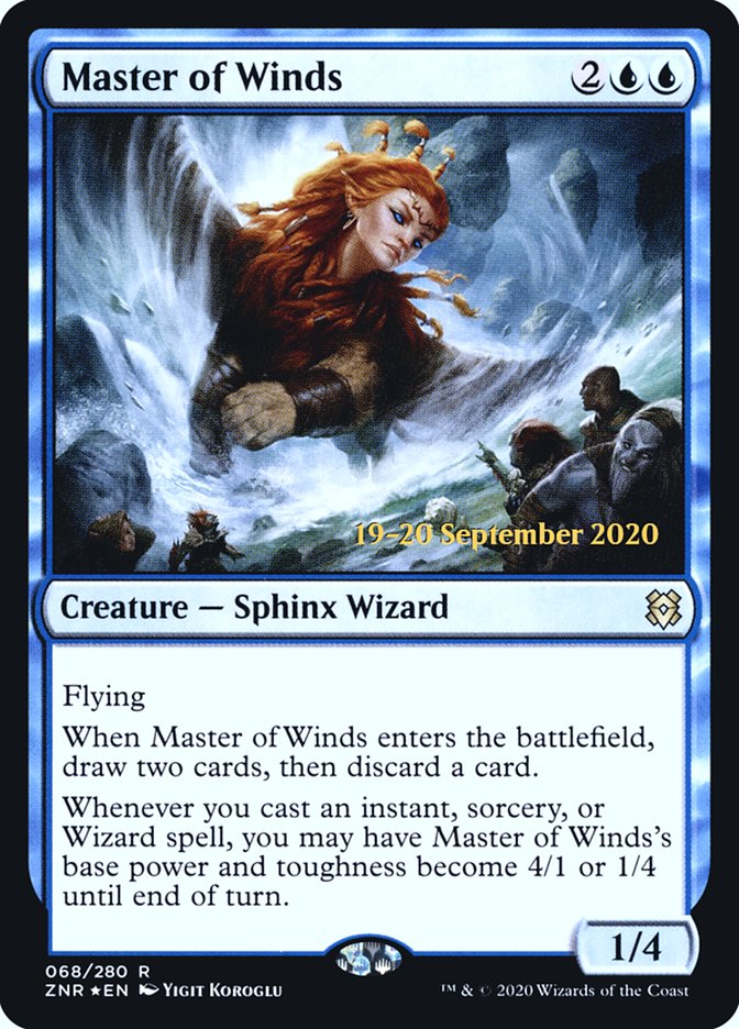 Master of Winds [Zendikar Rising Prerelease Promos] | Rock City Comics