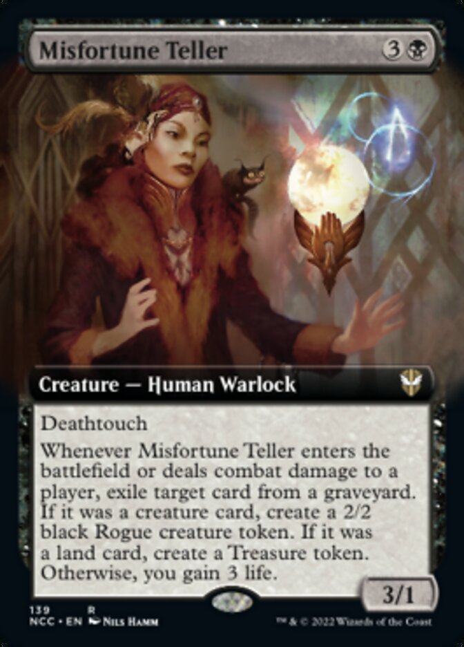 Misfortune Teller (Extended Art) [Streets of New Capenna Commander] | Rock City Comics