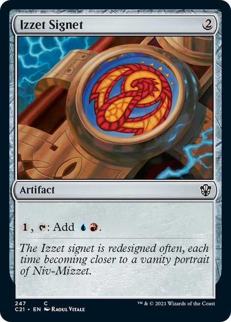 Izzet Signet [Commander 2021] | Rock City Comics