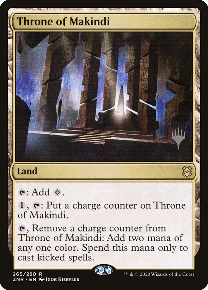 Throne of Makindi (Promo Pack) [Zendikar Rising Promos] | Rock City Comics