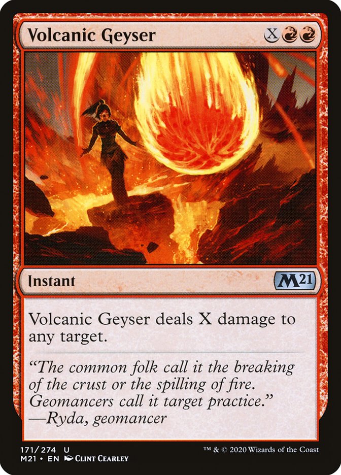 Volcanic Geyser [Core Set 2021] | Rock City Comics