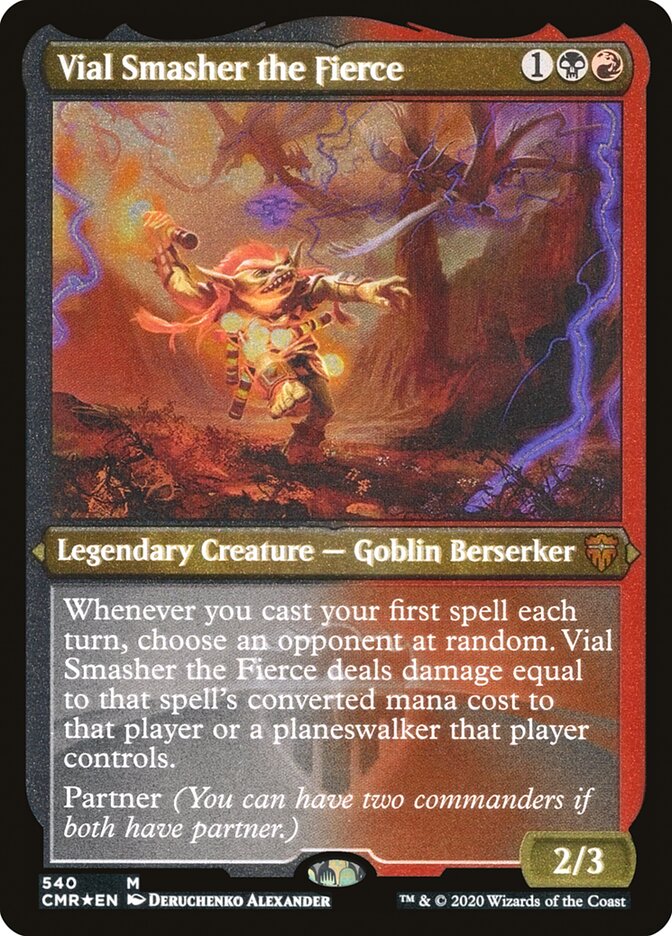 Vial Smasher the Fierce (Etched) [Commander Legends] | Rock City Comics