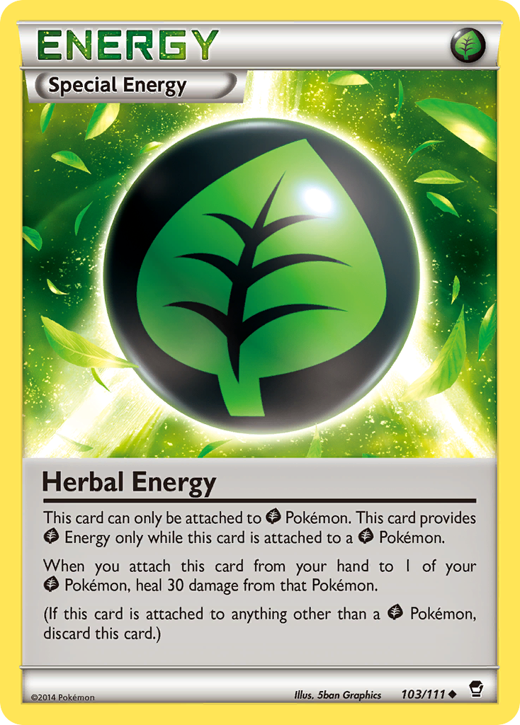 Herbal Energy (103/111) [XY: Furious Fists] | Rock City Comics