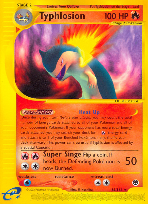 Typhlosion (65/165) [Expedition: Base Set] | Rock City Comics