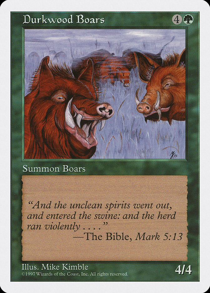Durkwood Boars [Fifth Edition] | Rock City Comics