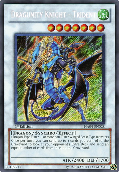 Dragunity Knight - Trident [HA04-EN028] Secret Rare | Rock City Comics