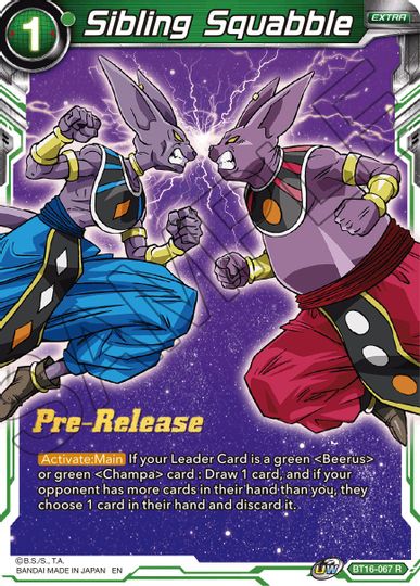 Sibling Squabble (BT16-067) [Realm of the Gods Prerelease Promos] | Rock City Comics