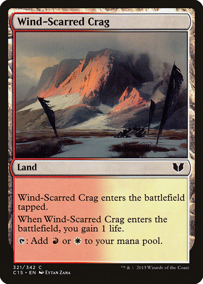 Wind-Scarred Crag [Commander 2015] | Rock City Comics