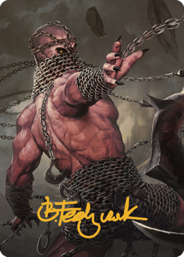 Chain Devil Art Card (Gold-Stamped Signature) [Commander Legends: Battle for Baldur's Gate Art Series] | Rock City Comics