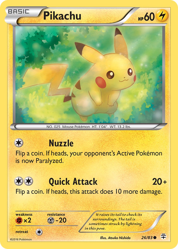 Pikachu (26/83) [XY: Generations] | Rock City Comics