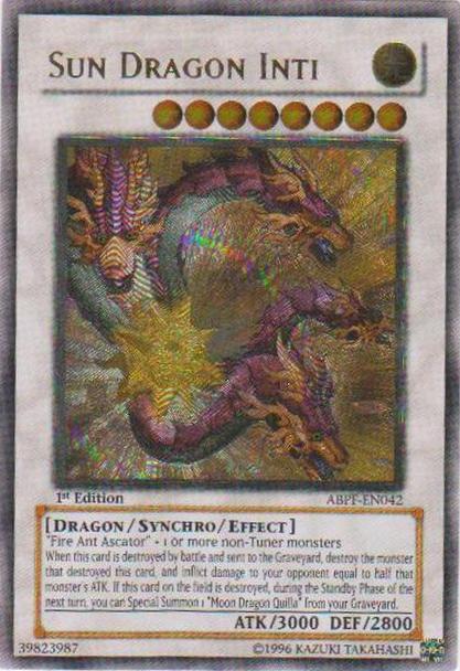 Sun Dragon Inti [ABPF-EN042] Ultimate Rare | Rock City Comics