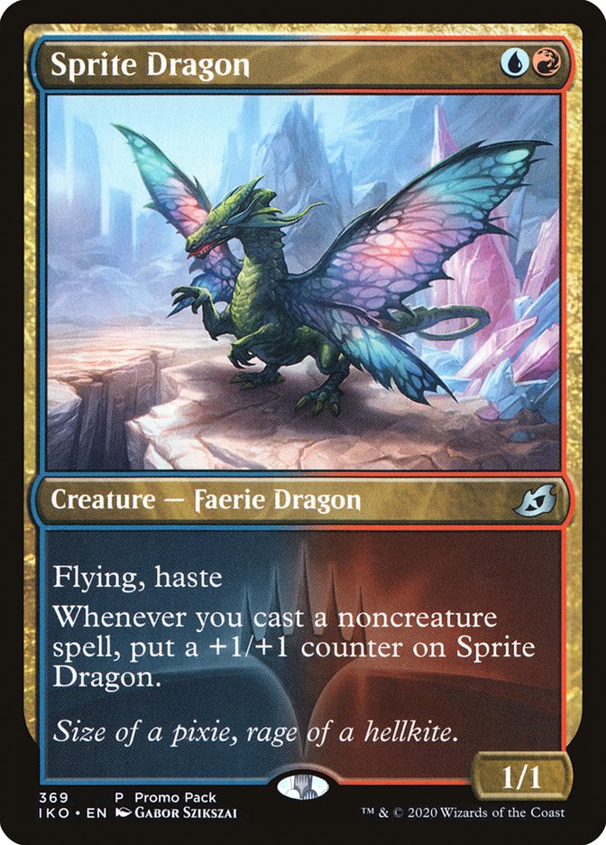 Sprite Dragon (Promo Pack) [Ikoria: Lair of Behemoths Promos] | Rock City Comics