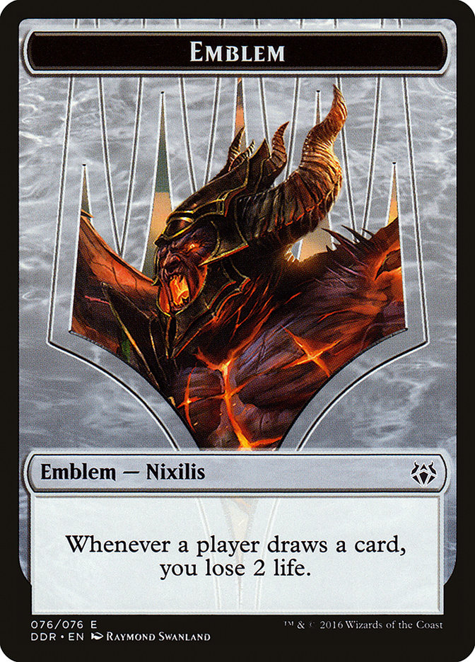 Ob Nixilis Reignited Emblem [Duel Decks: Nissa vs. Ob Nixilis] | Rock City Comics