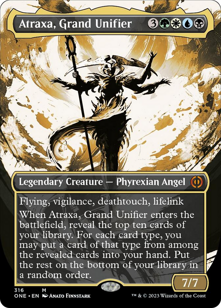 Atraxa, Grand Unifier (Borderless Ichor) [Phyrexia: All Will Be One] | Rock City Comics