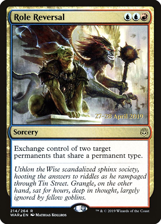 Role Reversal  [War of the Spark Prerelease Promos] | Rock City Comics