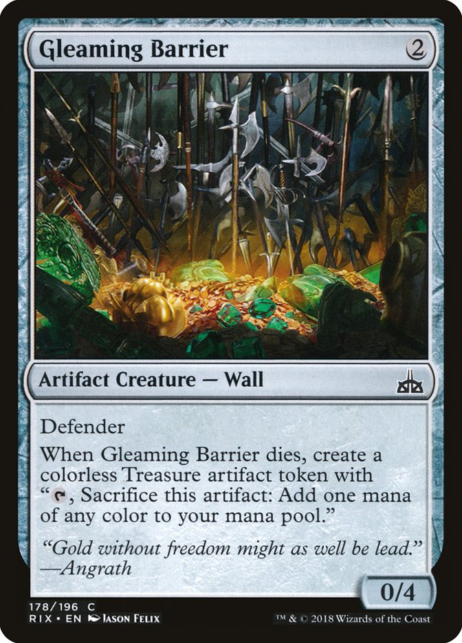 Gleaming Barrier [Rivals of Ixalan] | Rock City Comics