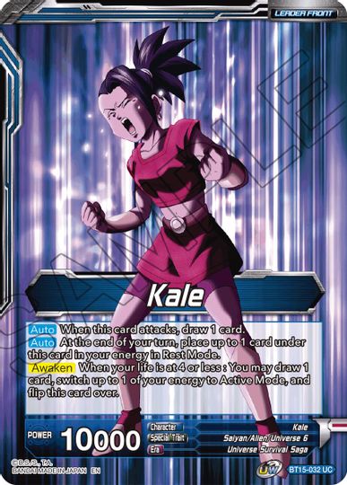 Kale // Kale, Demon of Universe 6 (BT15-032) [Saiyan Showdown Prerelease Promos] | Rock City Comics