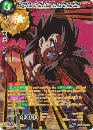 Vegeta, Prideful Transformation (SPR) [BT10-105] | Rock City Comics