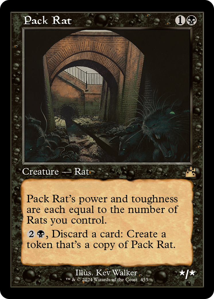 Pack Rat (Retro Frame) [Ravnica Remastered] | Rock City Comics