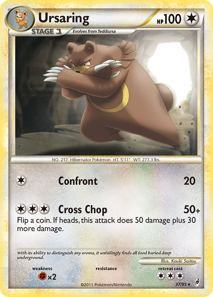 Ursaring (37/95) [HeartGold & SoulSilver: Call of Legends] | Rock City Comics