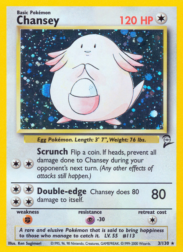 Chansey (3/130) [Base Set 2] | Rock City Comics