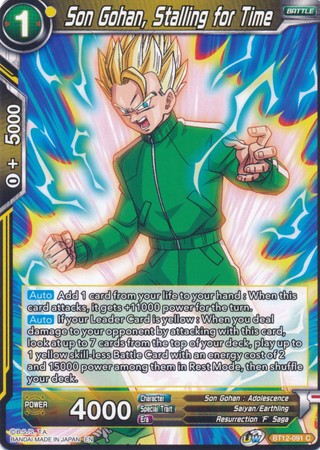 Son Gohan, Stalling for Time [BT12-091] | Rock City Comics