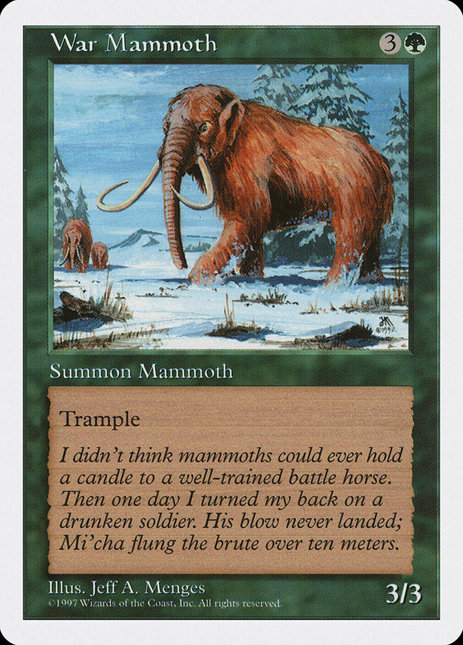 War Mammoth [Fifth Edition] | Rock City Comics