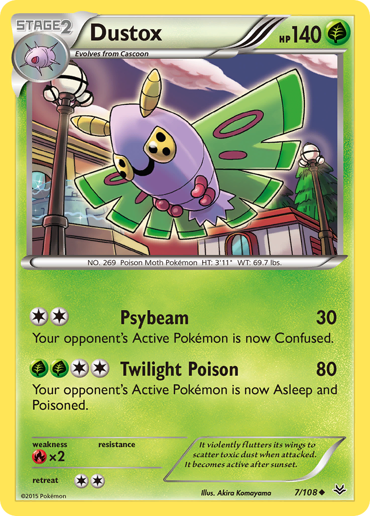 Dustox (7/108) [XY: Roaring Skies] | Rock City Comics