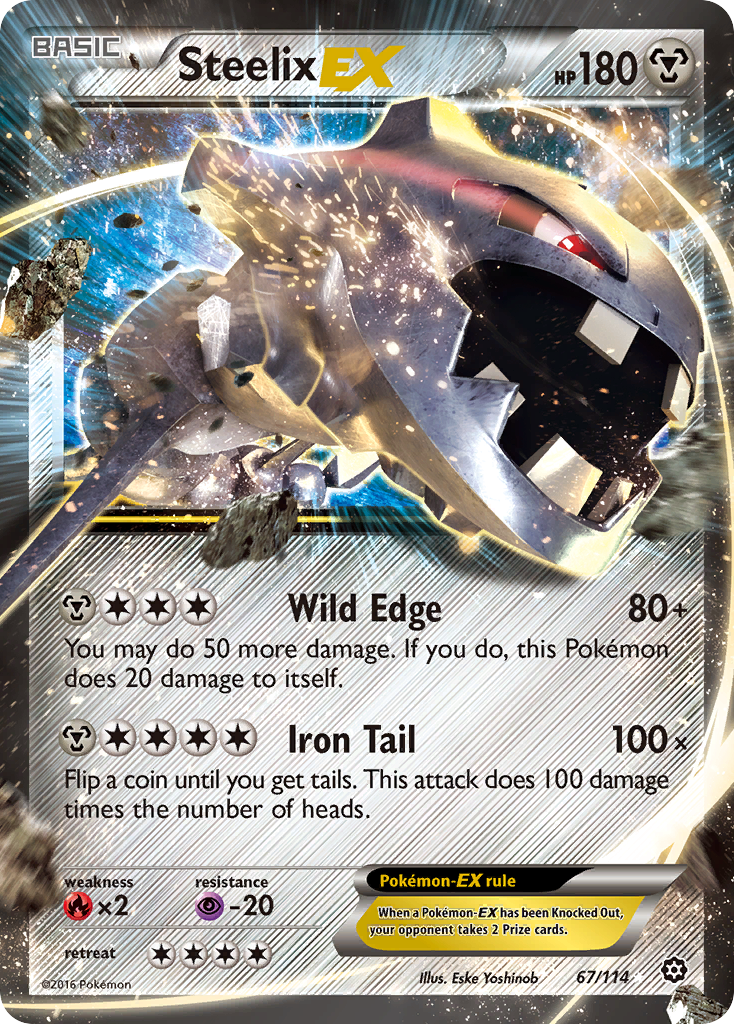 Steelix EX (67/114) [XY: Steam Siege] | Rock City Comics