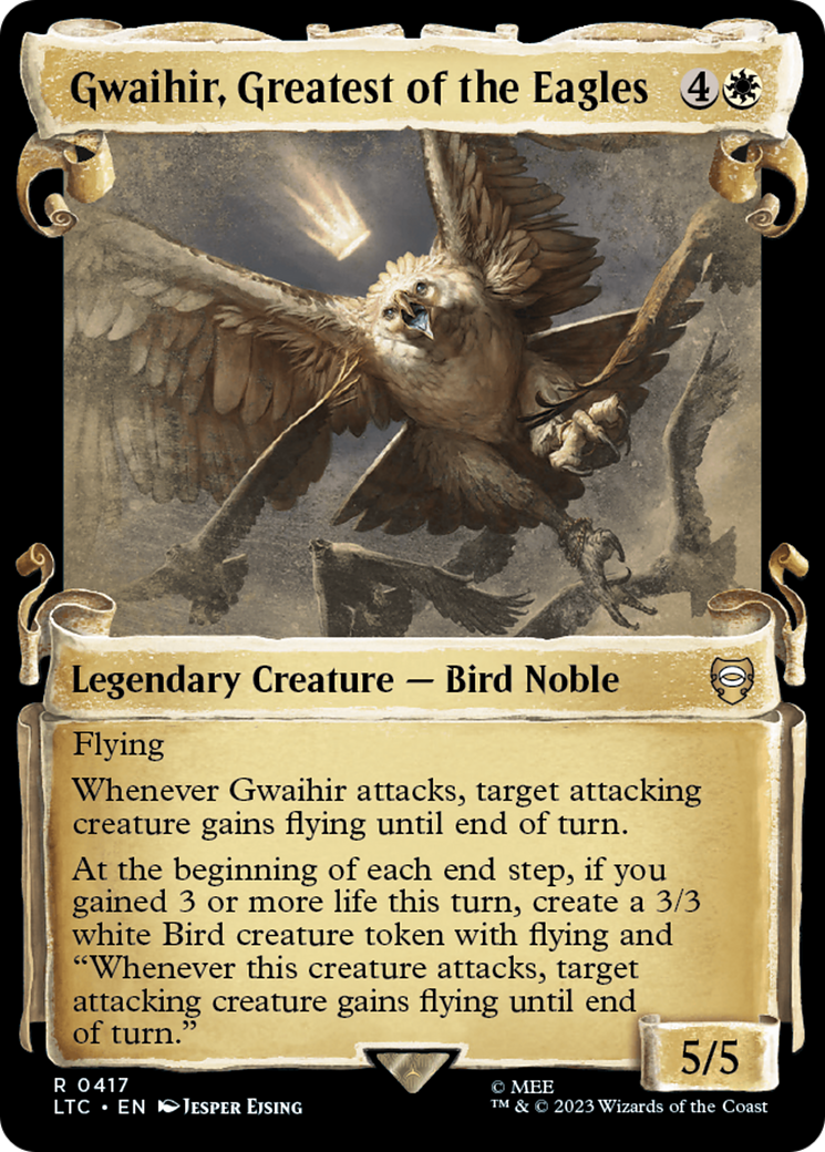 Gwaihir, Greatest of the Eagles [The Lord of the Rings: Tales of Middle-Earth Commander Showcase Scrolls] | Rock City Comics