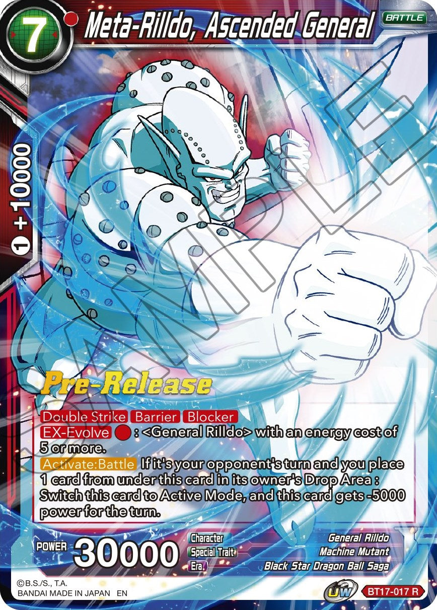 Meta-Rilldo, Ascended General (BT17-017) [Ultimate Squad Prerelease Promos] | Rock City Comics