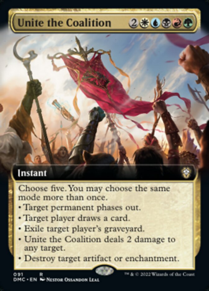 Unite the Coalition (Extended Art) [Dominaria United Commander] | Rock City Comics