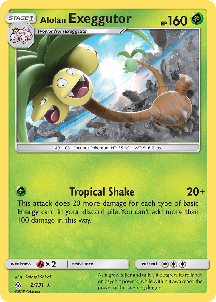 Alolan Exeggutor (2/131) [Sun & Moon: Forbidden Light] | Rock City Comics