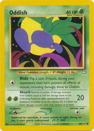 Oddish (68/111) [Neo Genesis Unlimited] | Rock City Comics