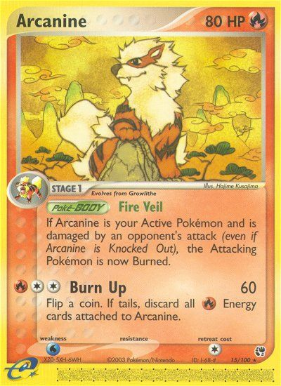 Arcanine (15/100) [EX: Sandstorm] | Rock City Comics