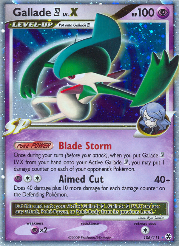 Gallade LV.X (106/111) [Platinum: Rising Rivals] | Rock City Comics