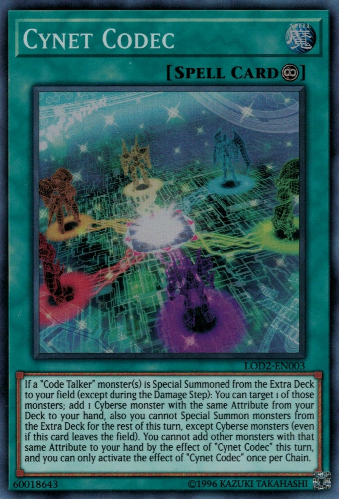 Cynet Codec (Legacy of the Duelist: Link Evolution) [LOD2-EN003] Super Rare | Rock City Comics