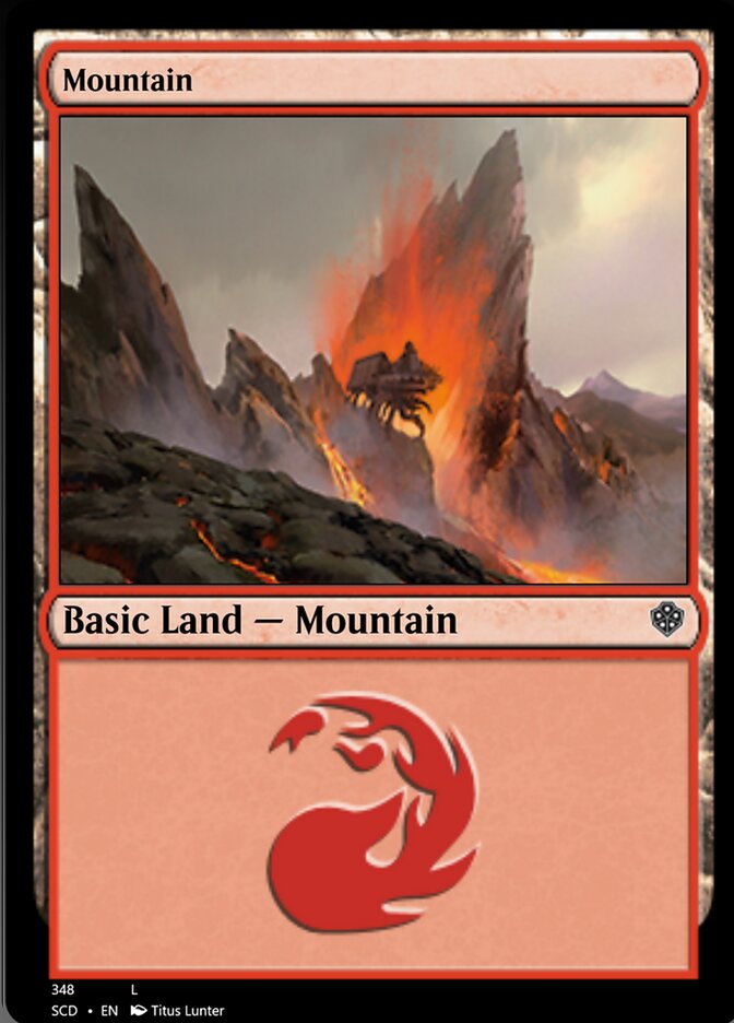 Mountain (348) [Starter Commander Decks] | Rock City Comics