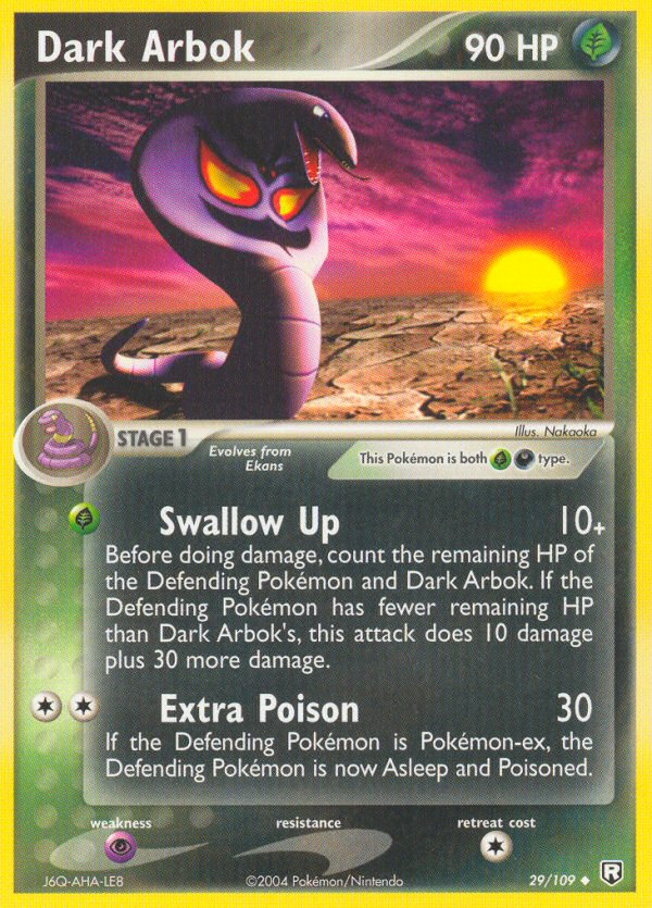 Dark Arbok (29/109) [EX: Team Rocket Returns] | Rock City Comics