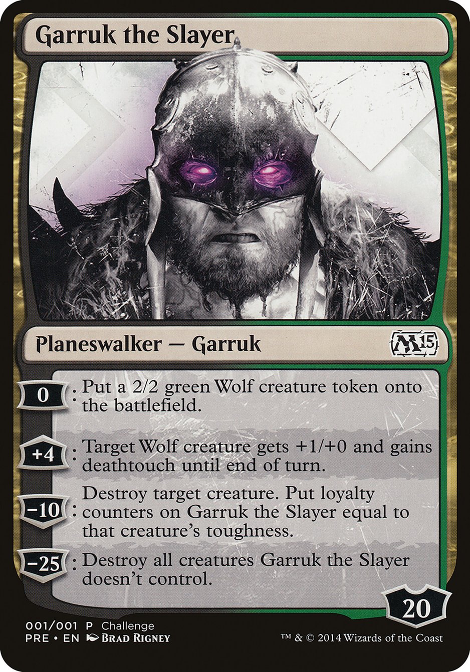 Garruk the Slayer (Prerelease Challenge) [M15 Prerelease Challenge] | Rock City Comics