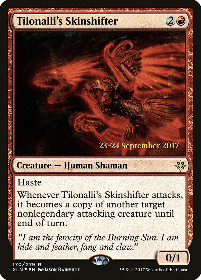 Tilonalli's Skinshifter  [Ixalan Prerelease Promos] | Rock City Comics