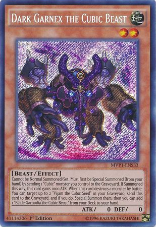 Dark Garnex the Cubic Beast [MVP1-ENS33] Secret Rare | Rock City Comics