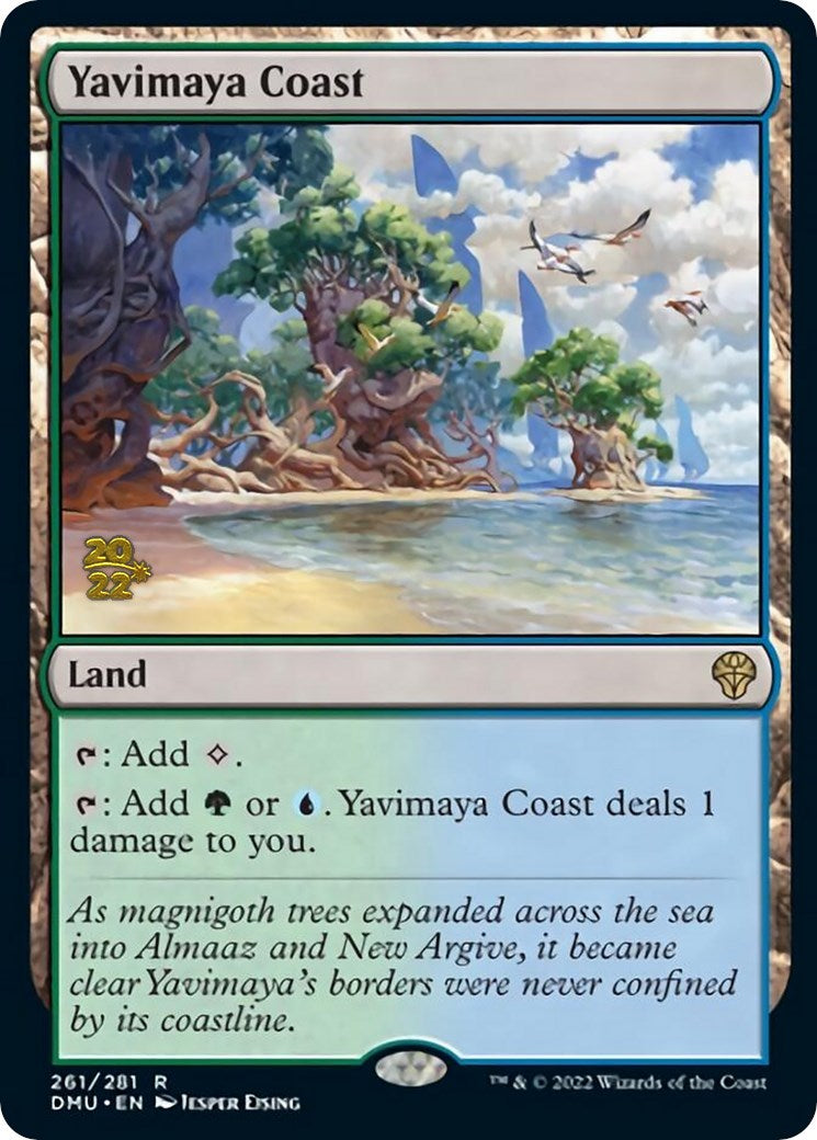 Yavimaya Coast [Dominaria United Prerelease Promos] | Rock City Comics