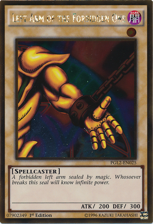 Left Arm of the Forbidden One [PGL2-EN025] Gold Rare | Rock City Comics