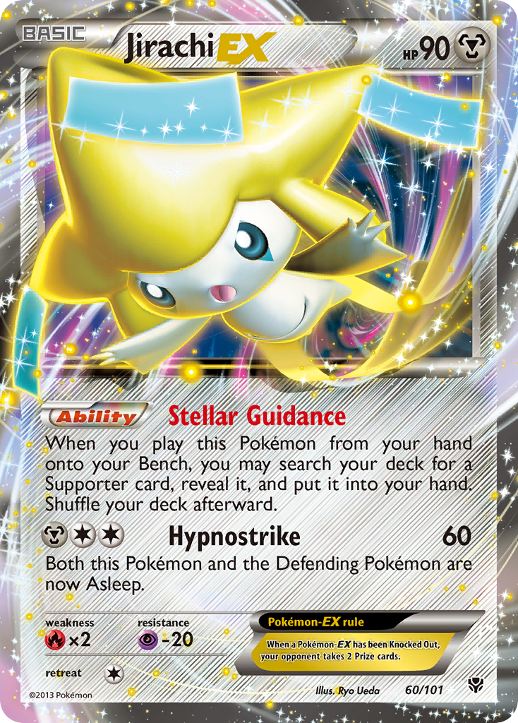 Jirachi EX (60/101) [Black & White: Plasma Blast] | Rock City Comics