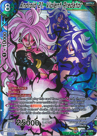 Android 21, Violent Predator (SPR) [BT8-122] | Rock City Comics