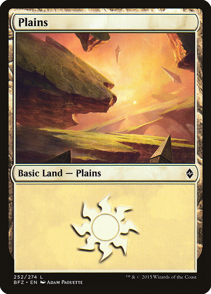 Plains (252a) [Battle for Zendikar] | Rock City Comics