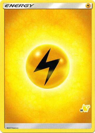 Lightning Energy (Pikachu Stamp #35) [Battle Academy 2020] | Rock City Comics