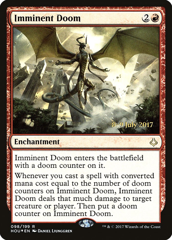 Imminent Doom  [Hour of Devastation Prerelease Promos] | Rock City Comics